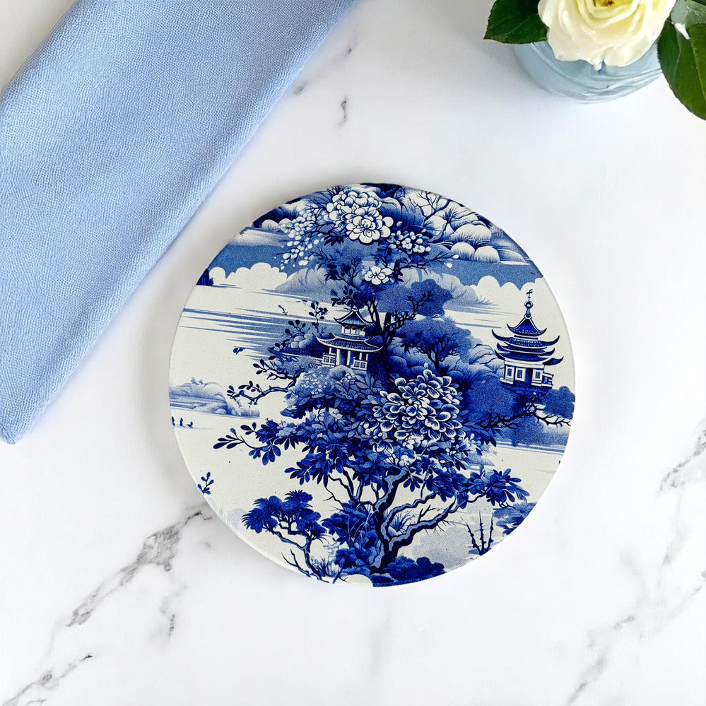 Luxury Chinoiserie ceramic coasters blue white porcelain pattern ginger jar blue willow Staffordshire dogs cork back
antique lover gift ceramic coasters Chinoiserie blue white pattern ginger jar blue willow Staffordshire dogs cork back